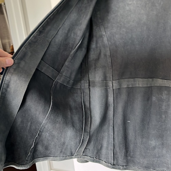 RARE! Vintage Tommy Hilfiger Suede Shirt with zipper - Picture 4 of 8